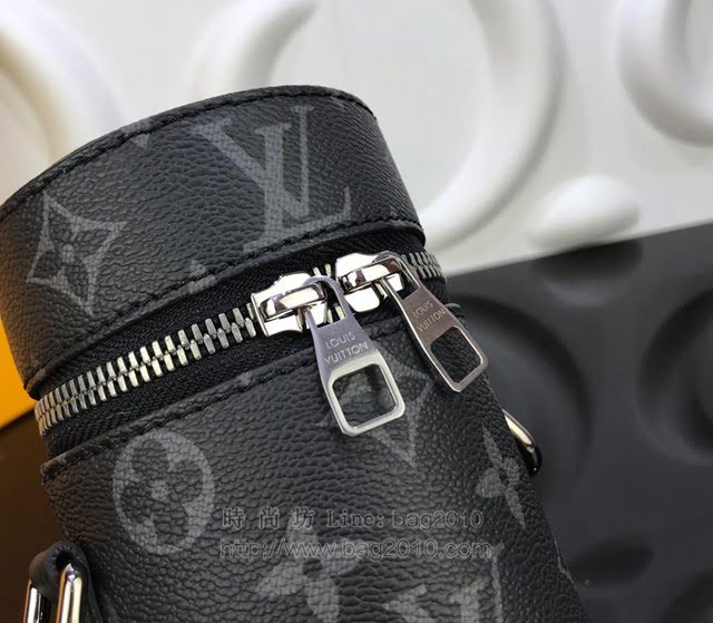 LV女包 GI0398 路易威登黑花小包 LV瓶套包 LV水壺包 LV斜挎包 LV單肩包  ydh3092
